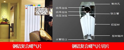 鋼鋁復(fù)合暖氣片1